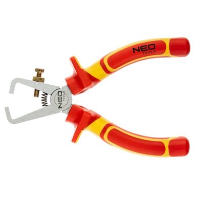 Szczypce do zdejmowania izolacji 160mm 1000V CrV polerowane NEO 01-229 GTX (01-229)